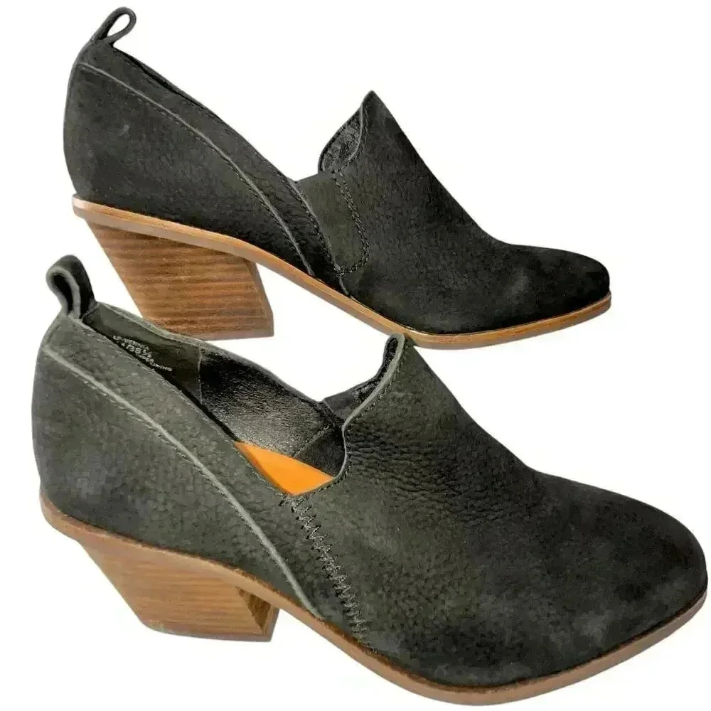 Lucky Brand Women’s Black Suede Minimalist‎ Casual Pull-On Vennia Bootie 8